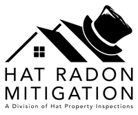 HAT Radon Mitigation logo, a division of HAT Property Inspections